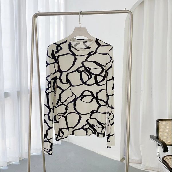 tees t-shirt clothing cos style 2021 spring and summer product abstract printing long sleeve t-shirt women's slim simple texture base, White
tees t-shirt clothing cos style 2021 spring and summer product abstract printing long sleeve t-shirt women's slim simple texture base, White
