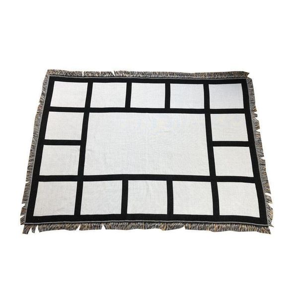 blankets 9 penels sublimation blank blanket with tassels heat transfer printing shawl wrap sofa sleeping throw 125*150cm
blankets 9 penels sublimation blank blanket with tassels heat transfer printing shawl wrap sofa sleeping throw 125*150cm