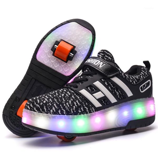 athletic & outdoor two wheels luminous sneakers blue pink led light roller skate shoes for children kids boys girls up unisex1, Black 
athletic & outdoor two wheels luminous sneakers blue pink led light roller skate shoes for children kids boys girls up unisex1, Black