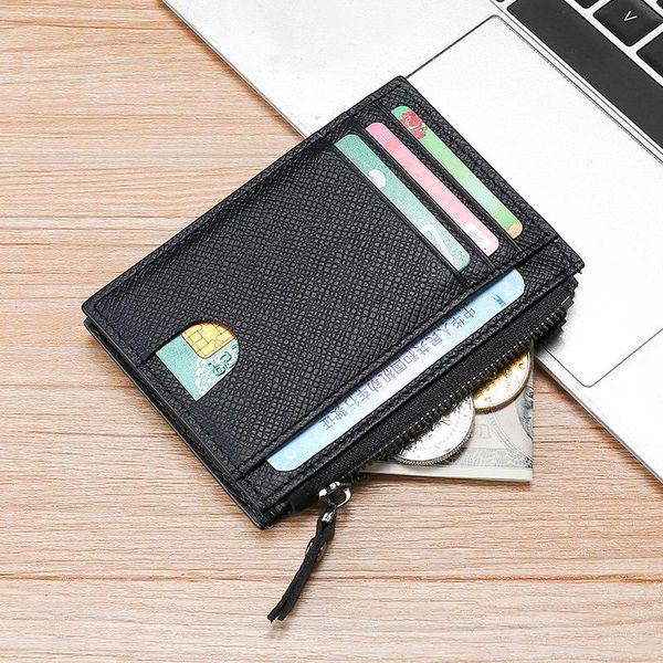 card holders ultra thin men genuine leather holder bag mini small coin purse pouch business slot pocket credit bank cards case, Brown;gray
card holders ultra thin men genuine leather holder bag mini small coin purse pouch business slot pocket credit bank cards case, Brown;gray