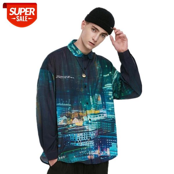 seveyfan 2021 men's fashion 3d city printed shirts loose long sleeve shirts casual cotton for male #6a2f, White;black
seveyfan 2021 men's fashion 3d city printed shirts loose long sleeve shirts casual cotton for male #6a2f, White;black