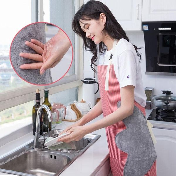 aprons kitchen apron striped barbecue women can wipe hands waterproof and oil-proof
aprons kitchen apron striped barbecue women can wipe hands waterproof and oil-proof
