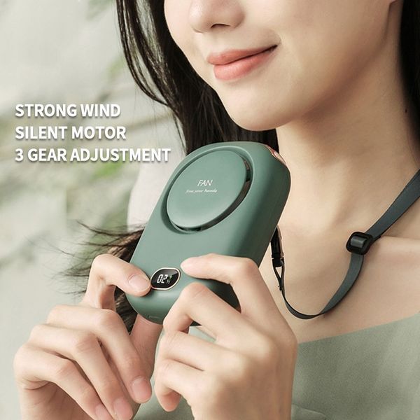 summer neck-mounted fan cooling fan usb rechargeable adjustable neck hanging fan bladeless portable air cooler with lanyard
summer neck-mounted fan cooling fan usb rechargeable adjustable neck hanging fan bladeless portable air cooler with lanyard