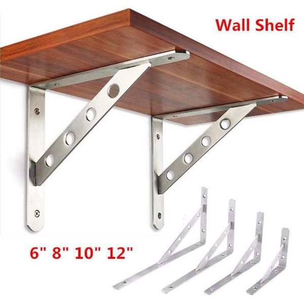 bathroom shelves 2pcs 3mm detachable stainless steel wall mounted shelf bracket l-shaped supporter
bathroom shelves 2pcs 3mm detachable stainless steel wall mounted shelf bracket l-shaped supporter
