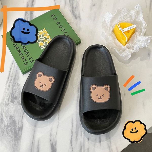 luxury slippers thick bottom slippers lovely cartoon summer home bath students indoor and outdoor trend net infrared wear sandals female, Black
luxury slippers thick bottom slippers lovely cartoon summer home bath students indoor and outdoor trend net infrared wear sandals female, Black