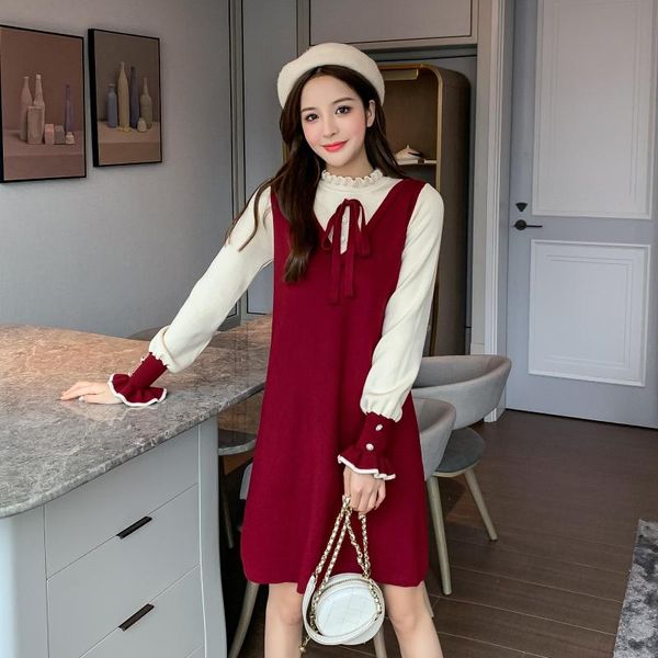 casual dresses women one piece korea dress autumn 2022 french style fashion knitting long sleeve bow flare high waist black, Black;gray
casual dresses women one piece korea dress autumn 2022 french style fashion knitting long sleeve bow flare high waist black, Black;gray