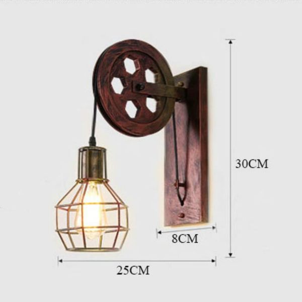 wall lamp pulley light loft retro lifting vintage industrial style iron suspension lamparas
wall lamp pulley light loft retro lifting vintage industrial style iron suspension lamparas