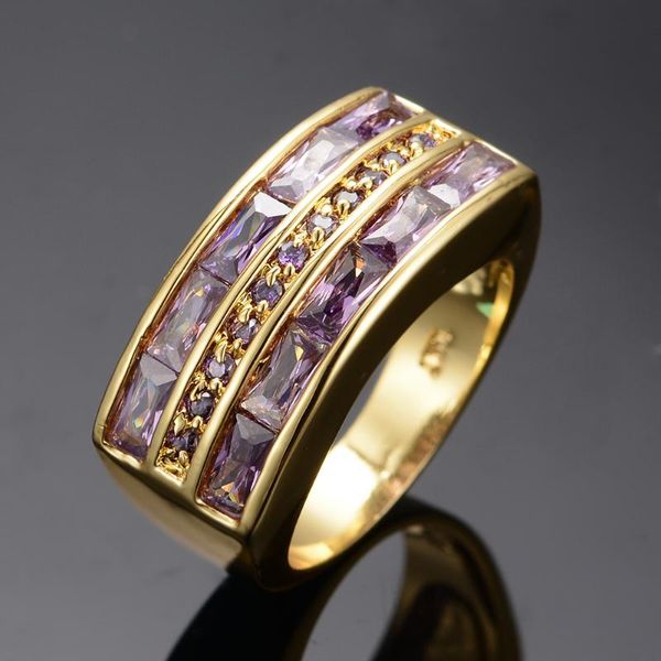 wedding rings vintage male purple crystal stone ring 18kt yellow gold color big for men luxury square zircon engagement, Slivery;golden
wedding rings vintage male purple crystal stone ring 18kt yellow gold color big for men luxury square zircon engagement, Slivery;golden