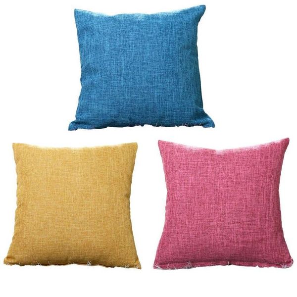 pillow case color cushion cover linen throw home decorative pillowcase for sofa 45*45cm
pillow case color cushion cover linen throw home decorative pillowcase for sofa 45*45cm