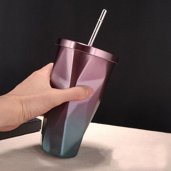 stainless steel tumbler with straw and cold double wall drinking cups coffee mugs 500ml irregular diamond lid water bottles
stainless steel tumbler with straw and cold double wall drinking cups coffee mugs 500ml irregular diamond lid water bottles
