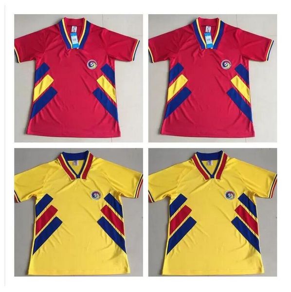 world cup national team retro 1994 romania soccer jersey home away red yellow 94 vintage football shirt #10 hagi #6 popescu #9 raducioiu, Black;yellow
world cup national team retro 1994 romania soccer jersey home away red yellow 94 vintage football shirt #10 hagi #6 popescu #9 raducioiu, Black;yellow