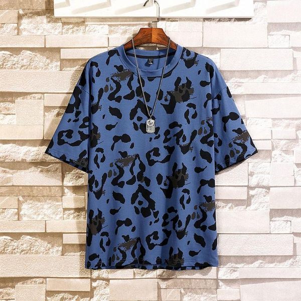 men's t-shirts hip hop streetwear t shirts embroidery leopard print 2021 summer casual fashion harajuku cotton short sleeve male, White;black
men's t-shirts hip hop streetwear t shirts embroidery leopard print 2021 summer casual fashion harajuku cotton short sleeve male, White;black