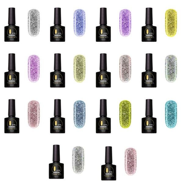 nail gel 1 pc sequins polish color glue super glitter silver colorful platinum removable potherapy, Red;pink
nail gel 1 pc sequins polish color glue super glitter silver colorful platinum removable potherapy, Red;pink