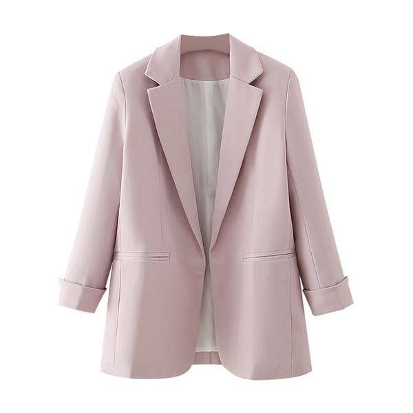 blsqr army green blazer for women autumn roll sleeve jackets ladies formal suit girls wear khaki coats 210430, White;black
blsqr army green blazer for women autumn roll sleeve jackets ladies formal suit girls wear khaki coats 210430, White;black
