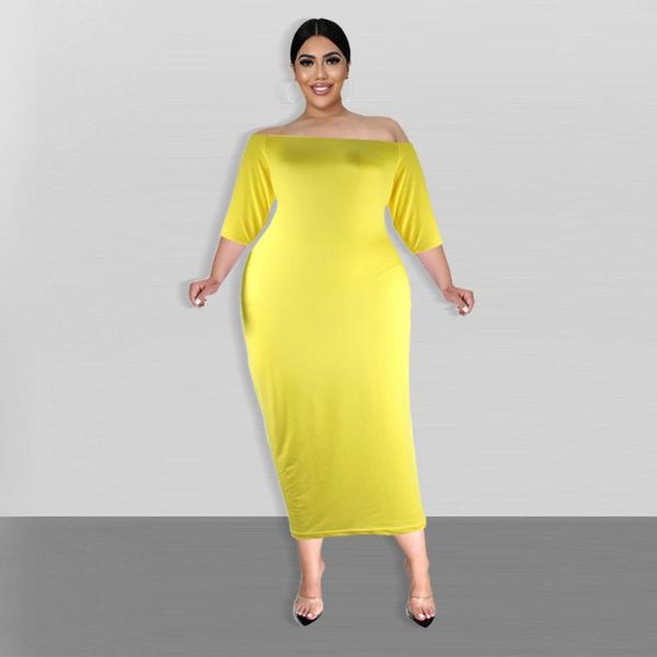 casual dresses 2021 summer fashion one-line neck three-quarter sleeves solid color multi-color tight bag hip club dress, Black;gray
casual dresses 2021 summer fashion one-line neck three-quarter sleeves solid color multi-color tight bag hip club dress, Black;gray