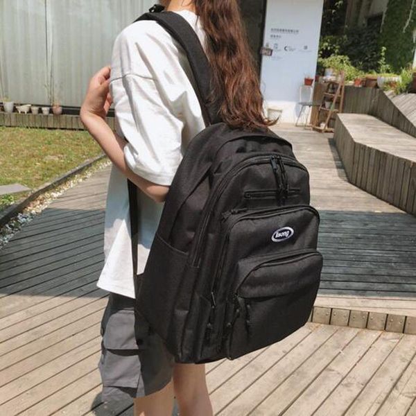 schoolbag for girls boys simple multi-space backpack large capacity lapbag ladies shoulder women men mochila school bags
schoolbag for girls boys simple multi-space backpack large capacity lapbag ladies shoulder women men mochila school bags