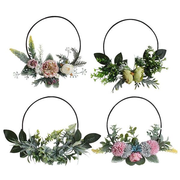 decorative flowers & wreaths nordic wrought iron artificial peony wall hanging decoration romantic wedding garland home
decorative flowers & wreaths nordic wrought iron artificial peony wall hanging decoration romantic wedding garland home