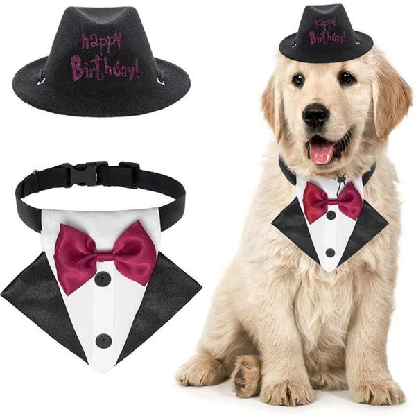 pet bandana gentleman design dog bib cat with hat clothes spring summer pfor party birthday apparel
pet bandana gentleman design dog bib cat with hat clothes spring summer pfor party birthday apparel