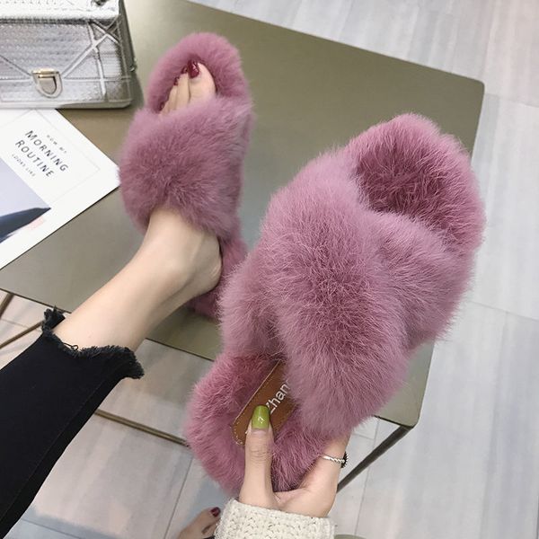 shoes women genuine cony hair slippers woman winter fur slides for lazy person korea style black pink khaki 5tng
shoes women genuine cony hair slippers woman winter fur slides for lazy person korea style black pink khaki 5tng