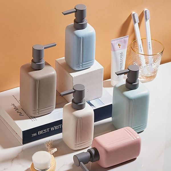 bath accessory set modern patterned ceramic pressing bottles shampoo shower gel hand soap lotion el household bathroom
bath accessory set modern patterned ceramic pressing bottles shampoo shower gel hand soap lotion el household bathroom
