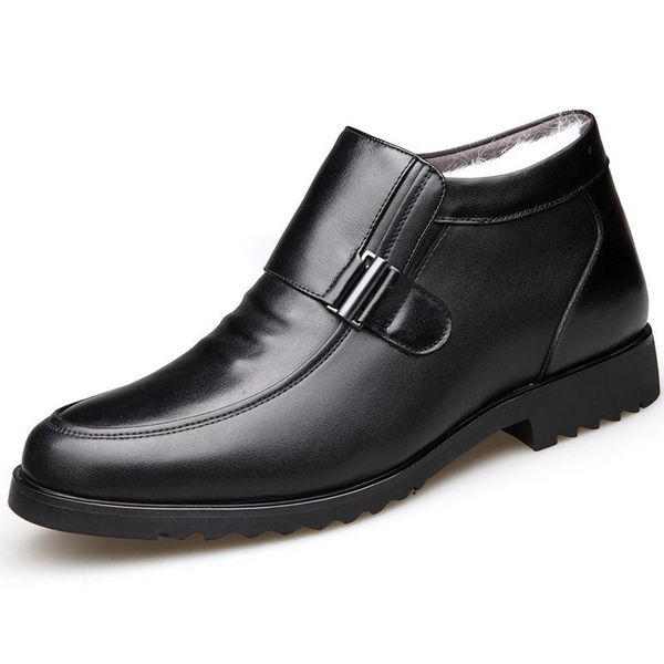 boots 100% genuine leather shoes men winter warm plush cold mens ankle male footwear ka2562, Black
boots 100% genuine leather shoes men winter warm plush cold mens ankle male footwear ka2562, Black