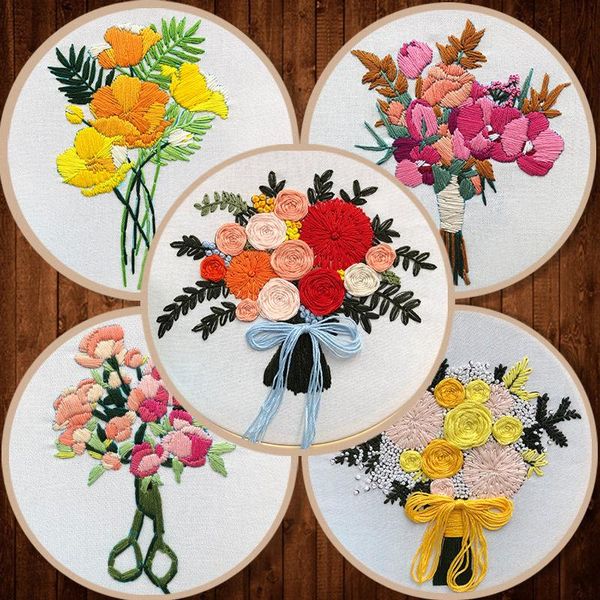 other arts and crafts embroidery set bouquet flowers plants printed fabric needlework tools beginner embroidered round cross stitch sewing c
other arts and crafts embroidery set bouquet flowers plants printed fabric needlework tools beginner embroidered round cross stitch sewing c