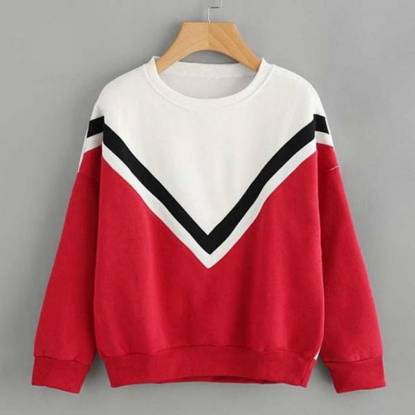 women's hoodies & sweatshirts chamsgend female tricolor patchwork kpop round neck long sleeve fashion womens pullover sweatshirt 2021, Black
women's hoodies & sweatshirts chamsgend female tricolor patchwork kpop round neck long sleeve fashion womens pullover sweatshirt 2021, Black