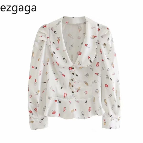 ezgaga women shirts autumn new turn-down collar long sleeve printed white female sweet blouse fashion casual 210430
ezgaga women shirts autumn new turn-down collar long sleeve printed white female sweet blouse fashion casual 210430