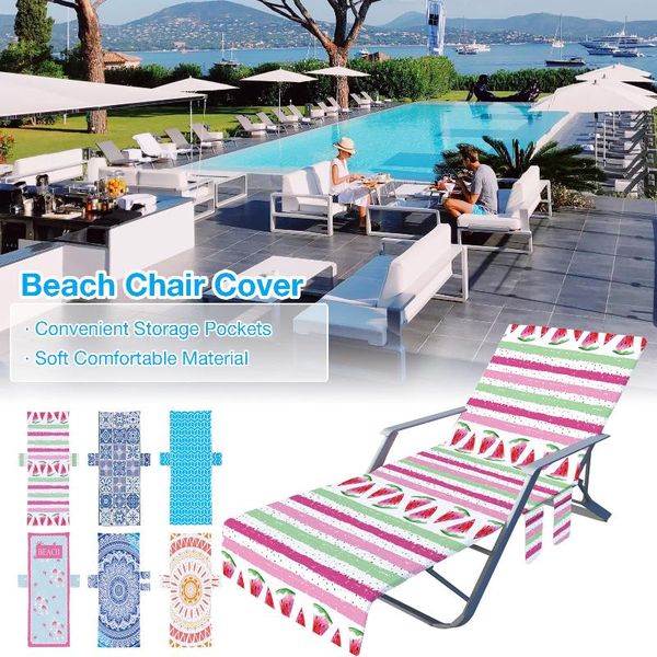 beach chair cover pool sunbath lounger covers with side pockets colorful print sun decoration seat protector case cover-ups
beach chair cover pool sunbath lounger covers with side pockets colorful print sun decoration seat protector case cover-ups