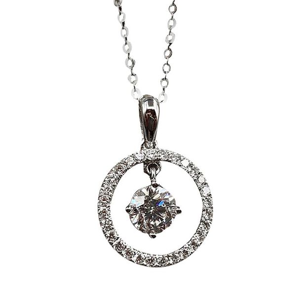 pendant necklaces creative women fashion round zircon circle necklace lady party anniversary gift daily jewelry accessories, Silver
pendant necklaces creative women fashion round zircon circle necklace lady party anniversary gift daily jewelry accessories, Silver