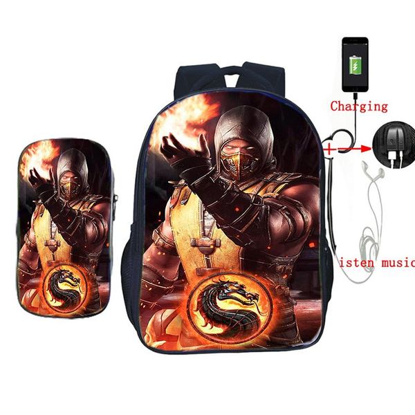 backpack scorpion in mortal kombat x mask 2 pcs/set teens children cosplay school bags men daily lapusb charge travel
backpack scorpion in mortal kombat x mask 2 pcs/set teens children cosplay school bags men daily lapusb charge travel
