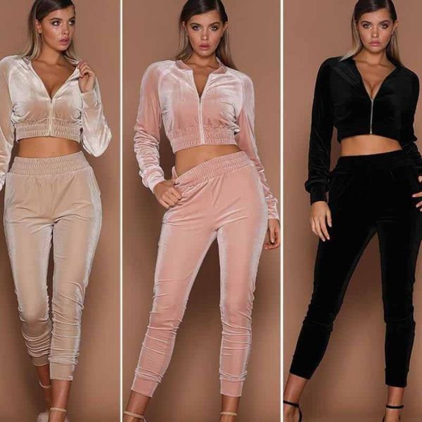 women's tracksuits women tracksuit zipper two piece set hoodies sweatshirt pants casual loose velvet sports suit 2021, Gray
women's tracksuits women tracksuit zipper two piece set hoodies sweatshirt pants casual loose velvet sports suit 2021, Gray