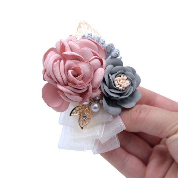 decorative flowers & wreaths beautiful bridesmaid wrist wedding party corsage bracelet fabric hand supply accessories
decorative flowers & wreaths beautiful bridesmaid wrist wedding party corsage bracelet fabric hand supply accessories