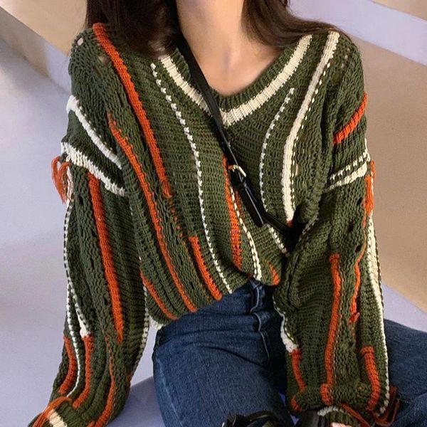 women's sweaters whcw cgdsr loose spring winter vintage knitted elegant thick woman oversized sweater women pullover jumper 2021 korean, White;black
women's sweaters whcw cgdsr loose spring winter vintage knitted elegant thick woman oversized sweater women pullover jumper 2021 korean, White;black