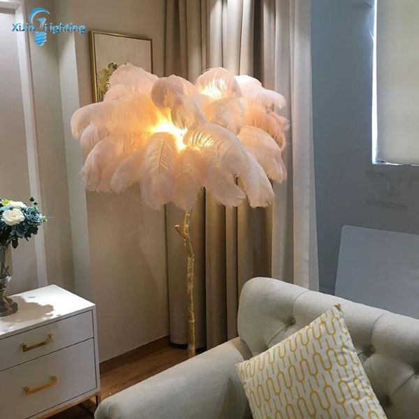 modern floor lamp ostrich feather gold copper material standing lamps for living room bedroom
modern floor lamp ostrich feather gold copper material standing lamps for living room bedroom