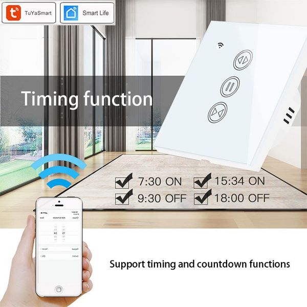 smart home control tuya life wifi roller shutter curtain switch silver color remote electric blinds google aelxa
smart home control tuya life wifi roller shutter curtain switch silver color remote electric blinds google aelxa