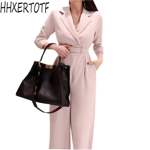 women's jumpsuits & rompers 2021 spring women fashion elegant office workwear casual long sleeve wide leg romper with belt, Black;white
women's jumpsuits & rompers 2021 spring women fashion elegant office workwear casual long sleeve wide leg romper with belt, Black;white