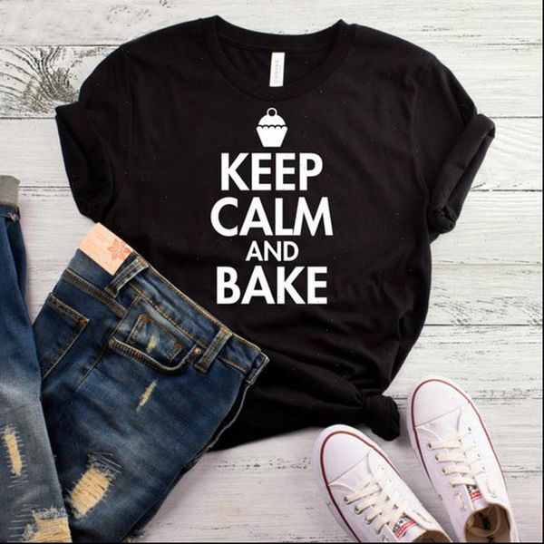 keep women t shirt calm and bake print tshirt cotton casual funny for lady yong girl tee higher quality, White
keep women t shirt calm and bake print tshirt cotton casual funny for lady yong girl tee higher quality, White