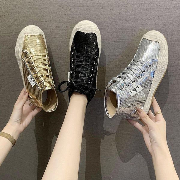 autumn ankle boots women shoes woman lace up chunky sneakers winter shine bling plus size thick sole platform, Black
autumn ankle boots women shoes woman lace up chunky sneakers winter shine bling plus size thick sole platform, Black