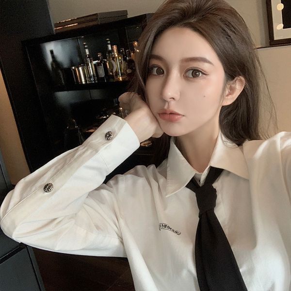 65% off outlet online store fashionable and versatile basic print white shirt women's loose autumn winter long sleeve medium length top, White;black
65% off outlet online store fashionable and versatile basic print white shirt women's loose autumn winter long sleeve medium length top, White;black