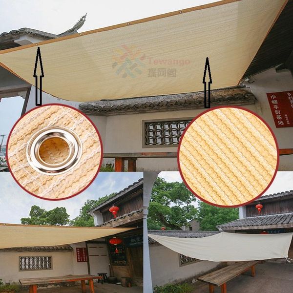 shade tewango brand hdpe mesh outdoor sails sand rectangle patio garden cover uv block custom size o-ring 7 years life 200gsm
shade tewango brand hdpe mesh outdoor sails sand rectangle patio garden cover uv block custom size o-ring 7 years life 200gsm