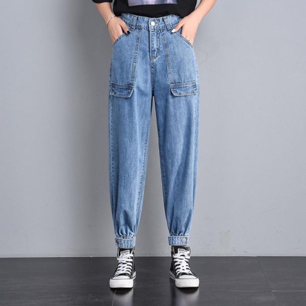 women's jeans 2021 high waist mom for women harem woman casual denim pants boyfriends femme trousers ripped vintage, Blue
women's jeans 2021 high waist mom for women harem woman casual denim pants boyfriends femme trousers ripped vintage, Blue