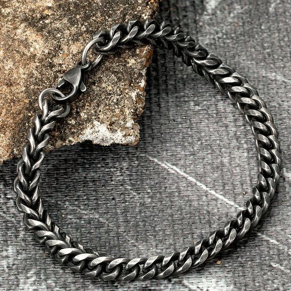 charm bracelets men's bracelet stainless steel vintage curb cuban chain bangles retro wristband jewelry fashion hand accessories christ, Golden;silver
charm bracelets men's bracelet stainless steel vintage curb cuban chain bangles retro wristband jewelry fashion hand accessories christ, Golden;silver