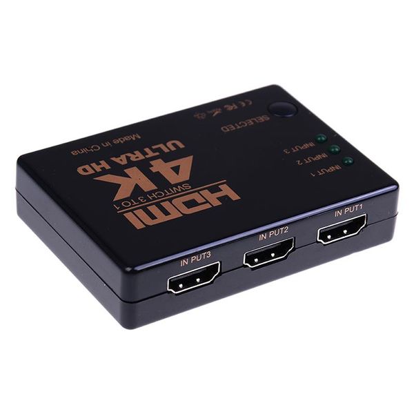 4kx2k switcher box 3 to 1 port switch 4k*2k splitter selector ultra hd for dvd hdtv xbox ps3 ps4 audio cables & connectors
4kx2k switcher box 3 to 1 port switch 4k*2k splitter selector ultra hd for dvd hdtv xbox ps3 ps4 audio cables & connectors