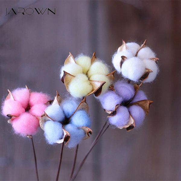 artificial colorful cotton flower branch home furnishings arrangement art wedding decor dried flowers decorative & wreaths 
artificial colorful cotton flower branch home furnishings arrangement art wedding decor dried flowers decorative & wreaths