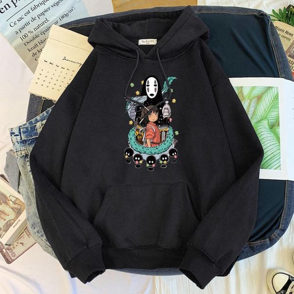men's hoodies & sweatshirts males hoodie anime spirited away manga characters print long sleeve mans o-neck oversized moletom comfortab, Black
men's hoodies & sweatshirts males hoodie anime spirited away manga characters print long sleeve mans o-neck oversized moletom comfortab, Black
