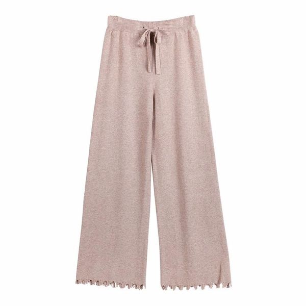 women's pants & capris autumn and winter trousers wide-leg high waist core yarn elasticated holes streetwear, Black;white
women's pants & capris autumn and winter trousers wide-leg high waist core yarn elasticated holes streetwear, Black;white