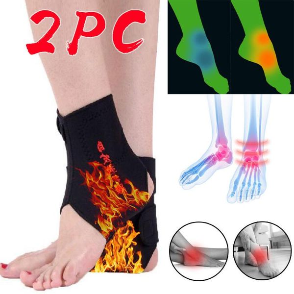 ankle support 2pcs adjustable protection spontaneous magnetic therapy self-heating protector brace wrap belt, Blue;black
ankle support 2pcs adjustable protection spontaneous magnetic therapy self-heating protector brace wrap belt, Blue;black