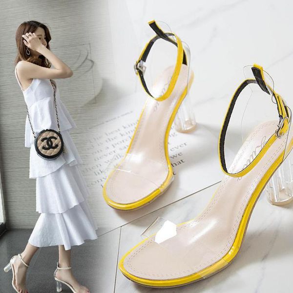sandals odinoko women pumps summer fashion open toe high heels shoes females pvc transparent thick 7 cm party ladies, Black
sandals odinoko women pumps summer fashion open toe high heels shoes females pvc transparent thick 7 cm party ladies, Black