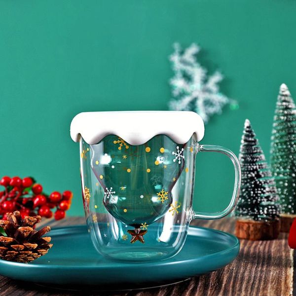 wine glasses cute christmas tree mug double layer glass coffee cups snowflake star tea milk water drinkware xmas gift with silocone lid
wine glasses cute christmas tree mug double layer glass coffee cups snowflake star tea milk water drinkware xmas gift with silocone lid